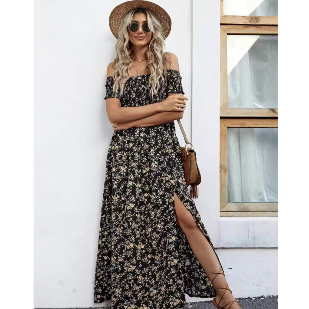 Isabella | Shoulder Vintage Dress