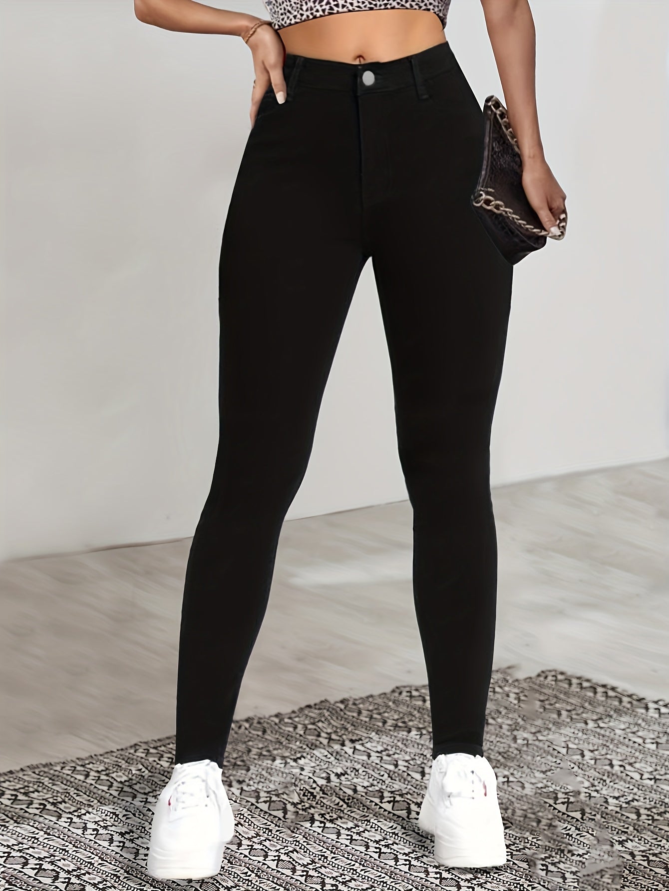 Adrienne | High-Waist Skinny Jeans