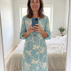 Hope floral print dress real-life mirror photo