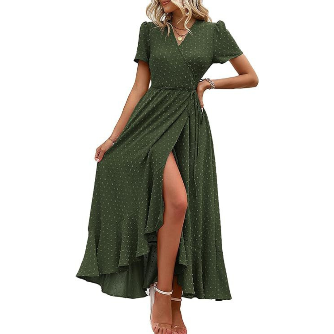 Harper | Cozy Summer Wrap Ruffle