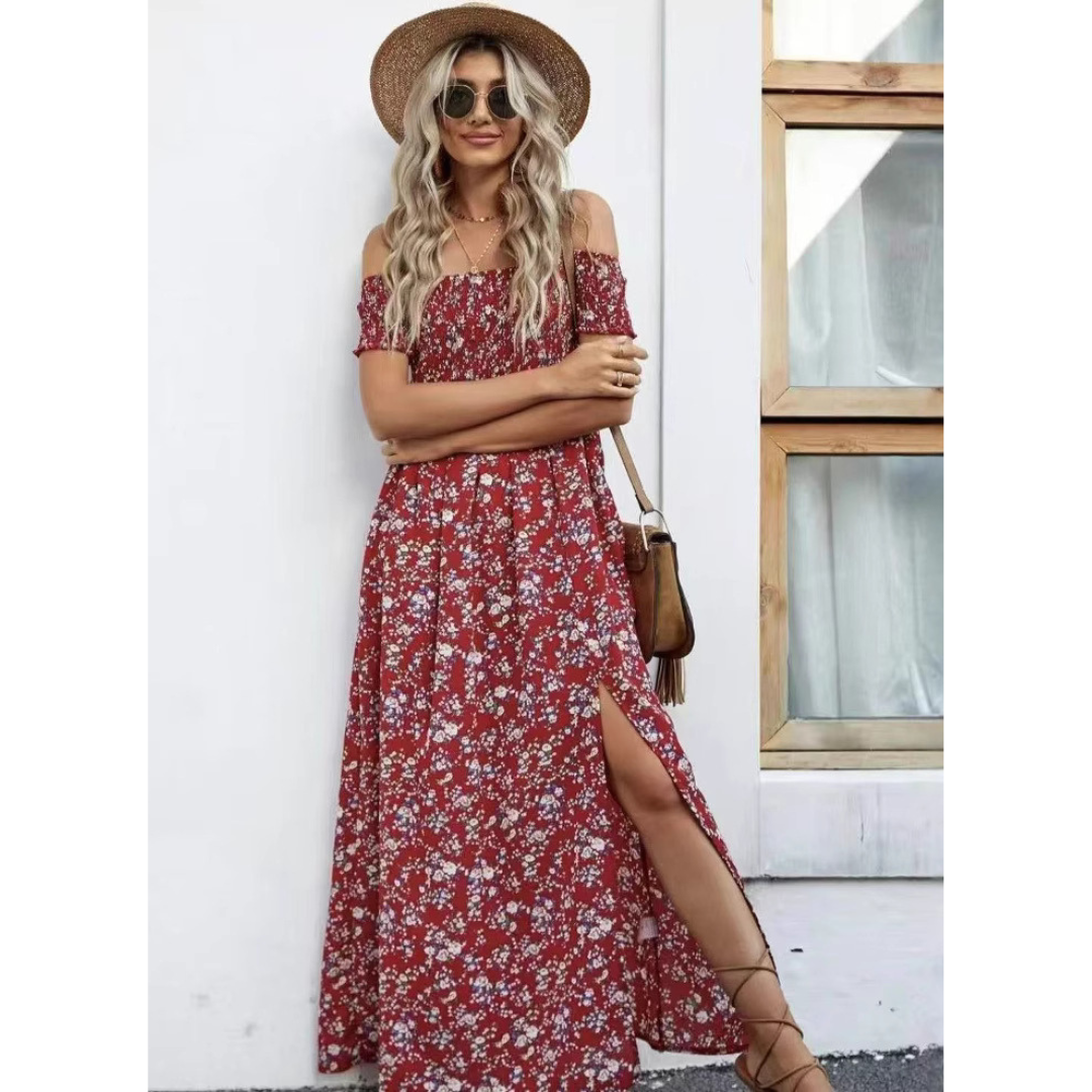 Isabella | Shoulder Vintage Dress
