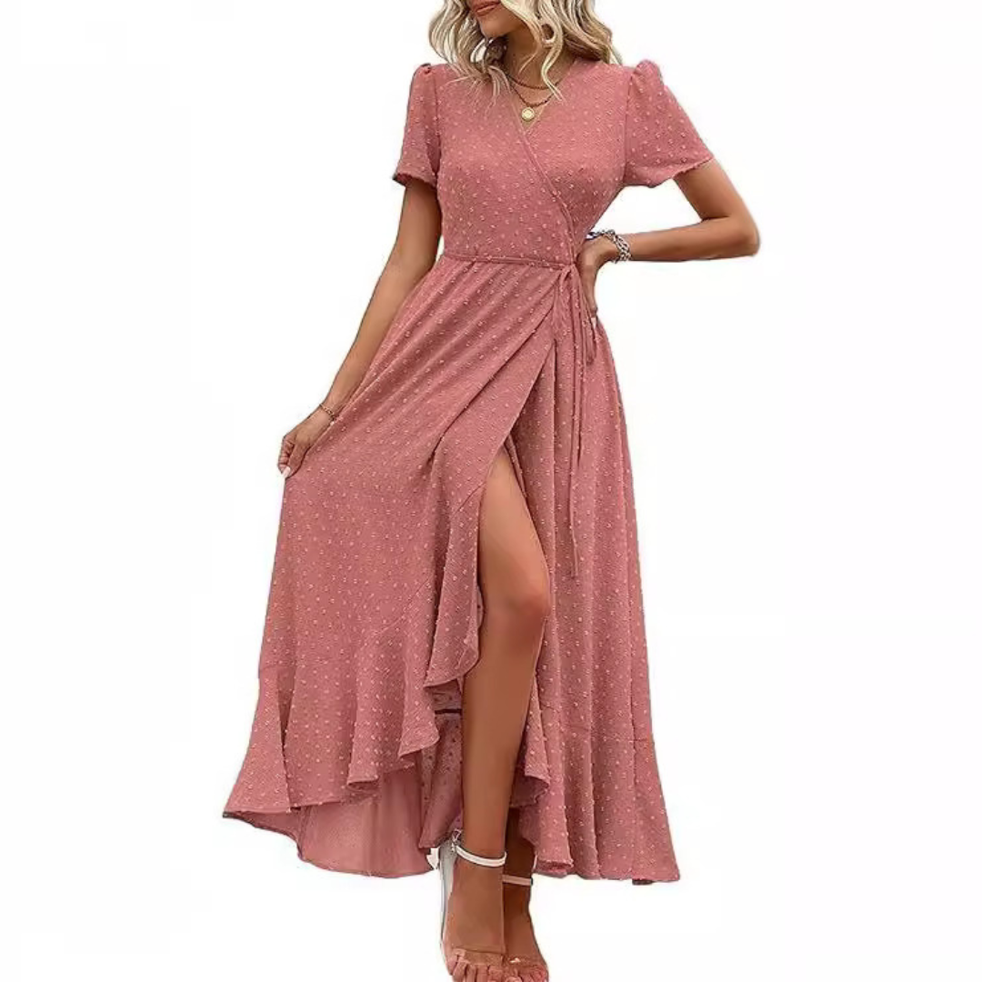 Harper | Cozy Summer Wrap Ruffle