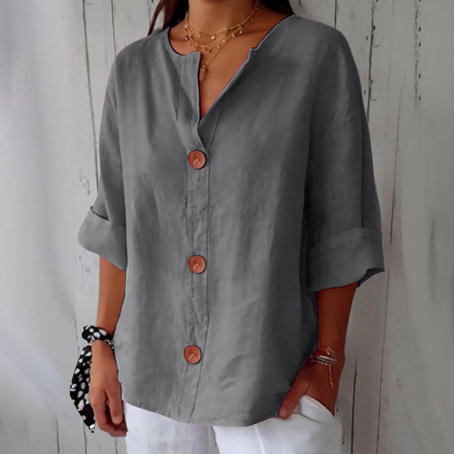 Julia | Loose-fitting Elegant Blouse