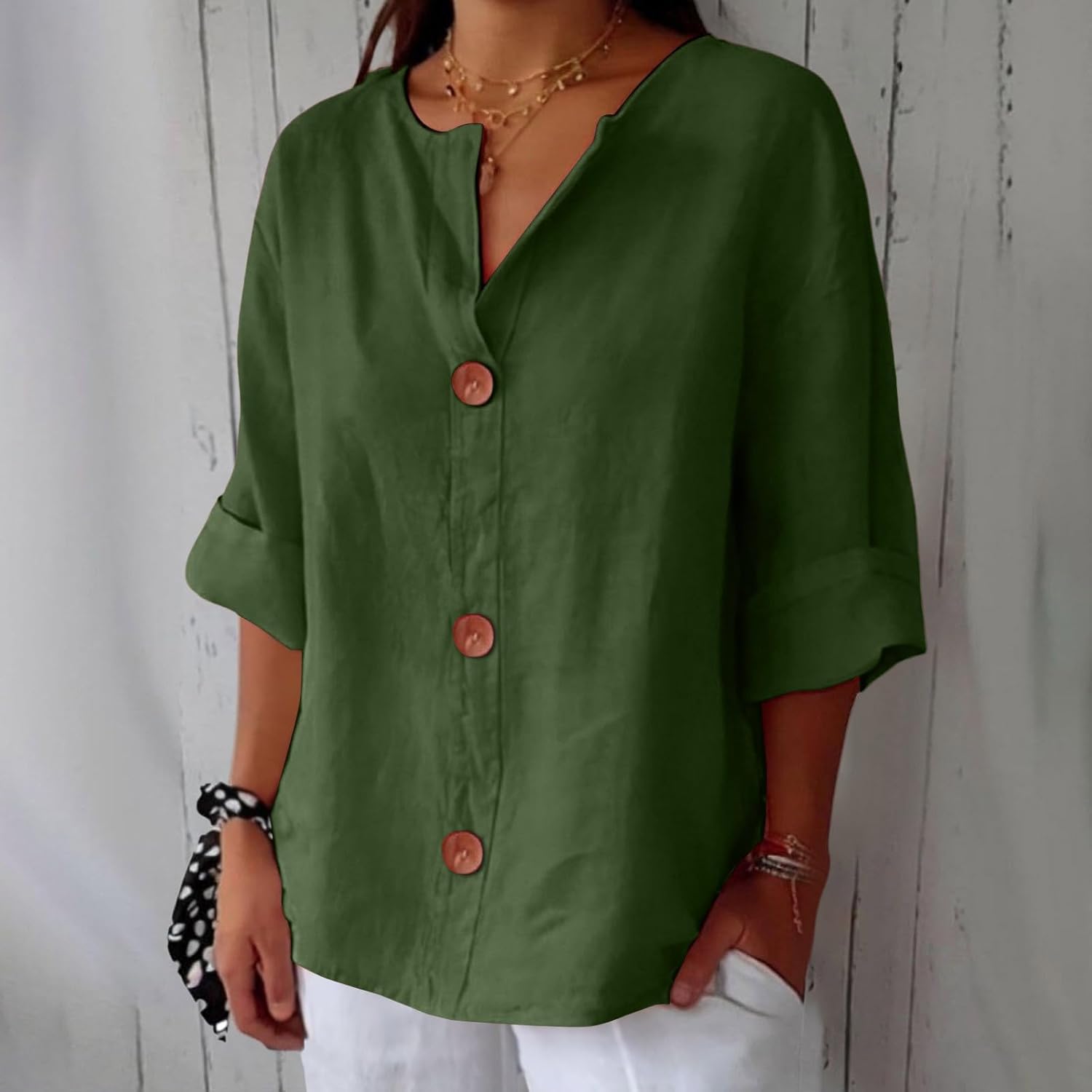 Julia | Loose-fitting Elegant Blouse