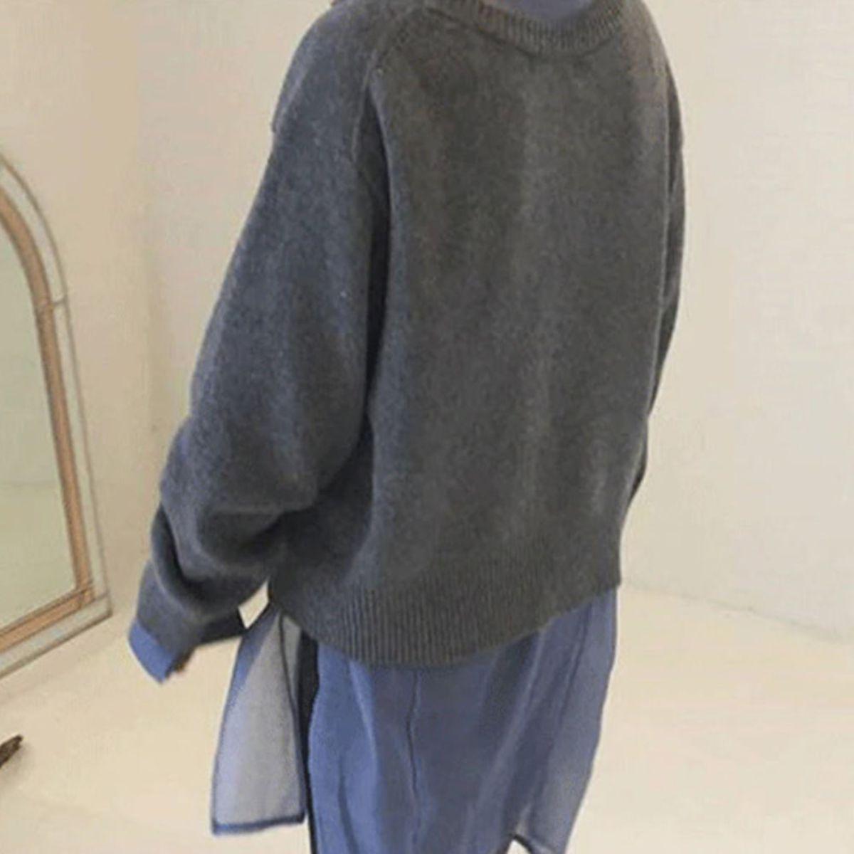 Marguerite | Asymmetric Button Cardigan