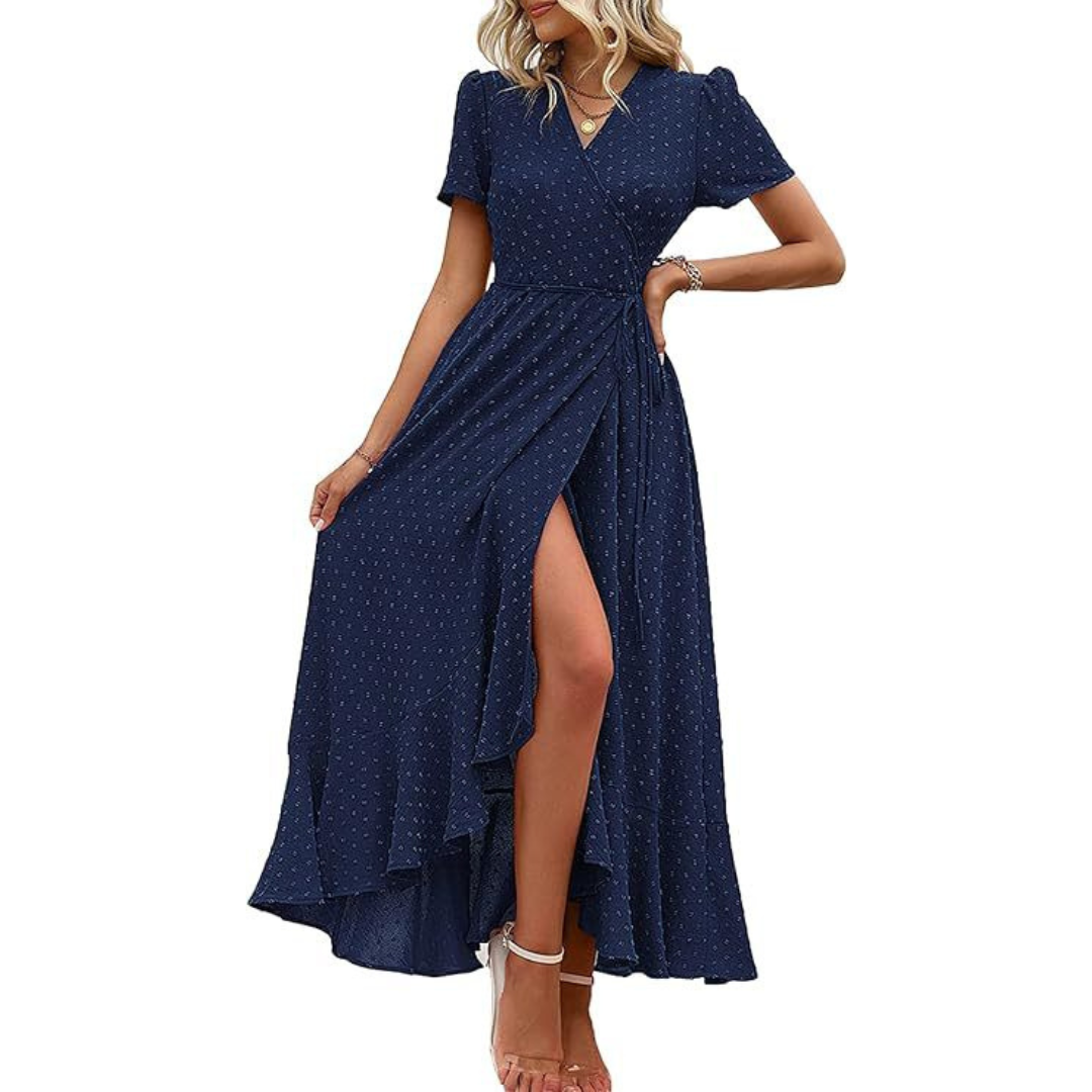 Harper | Cozy Summer Wrap Ruffle