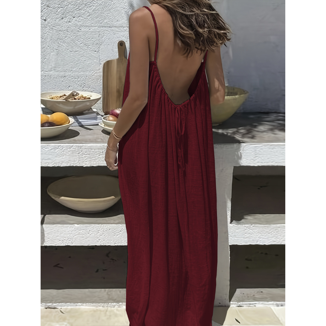 Grace | Casual Backless Cami Summer Dress