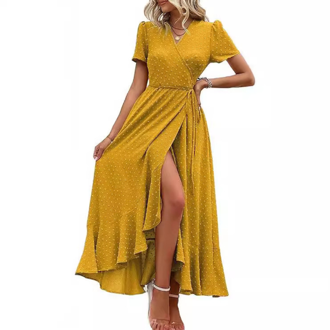 Harper | Cozy Summer Wrap Ruffle