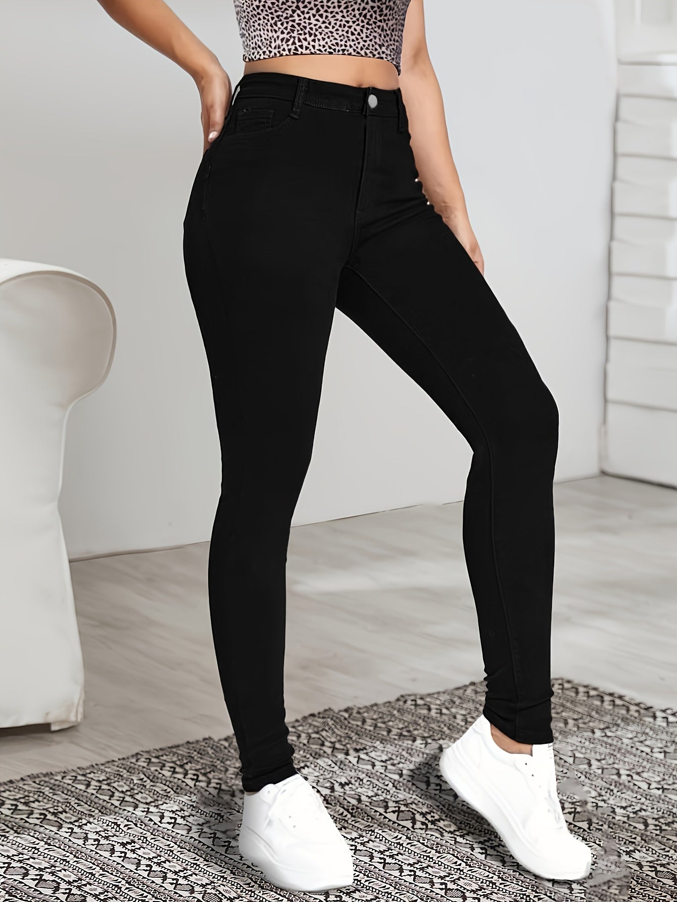 Adrienne | High-Waist Skinny Jeans