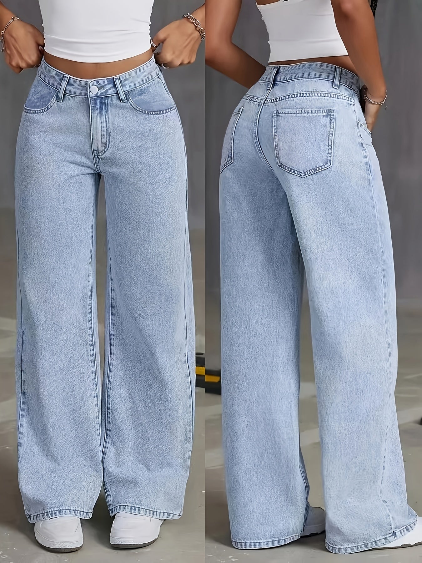 Hélène | Trendy High-Waisted Denim