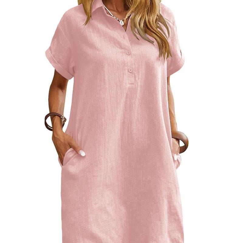 Harper | Relaxed Short Sleeve Summer Dress