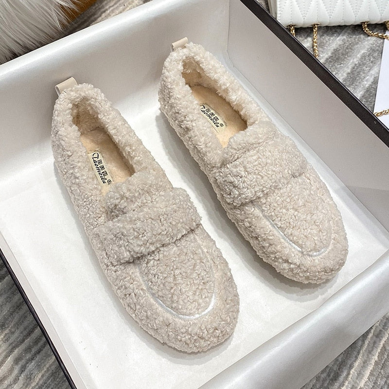 Florence | Cozy Sherpa Loafers