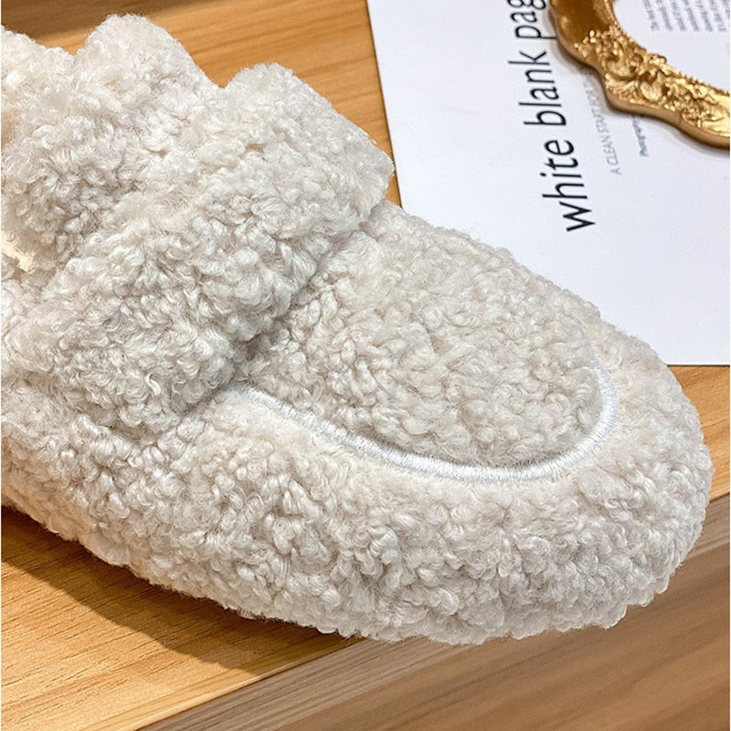 Florence | Cozy Sherpa Loafers