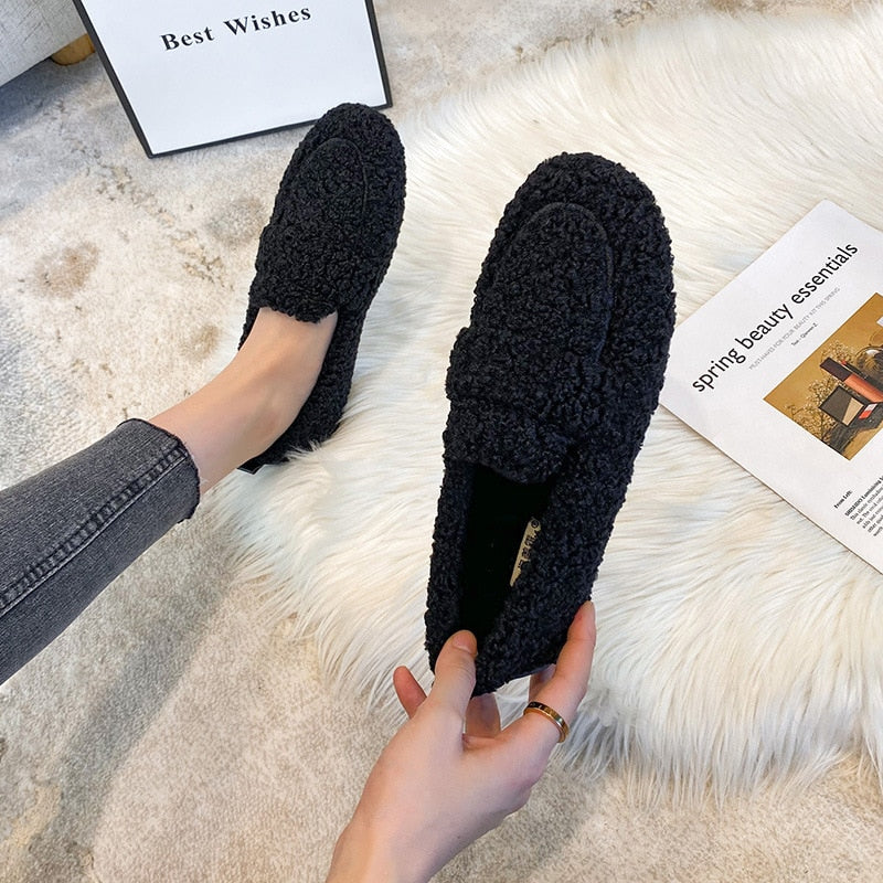 Florence | Cozy Sherpa Loafers
