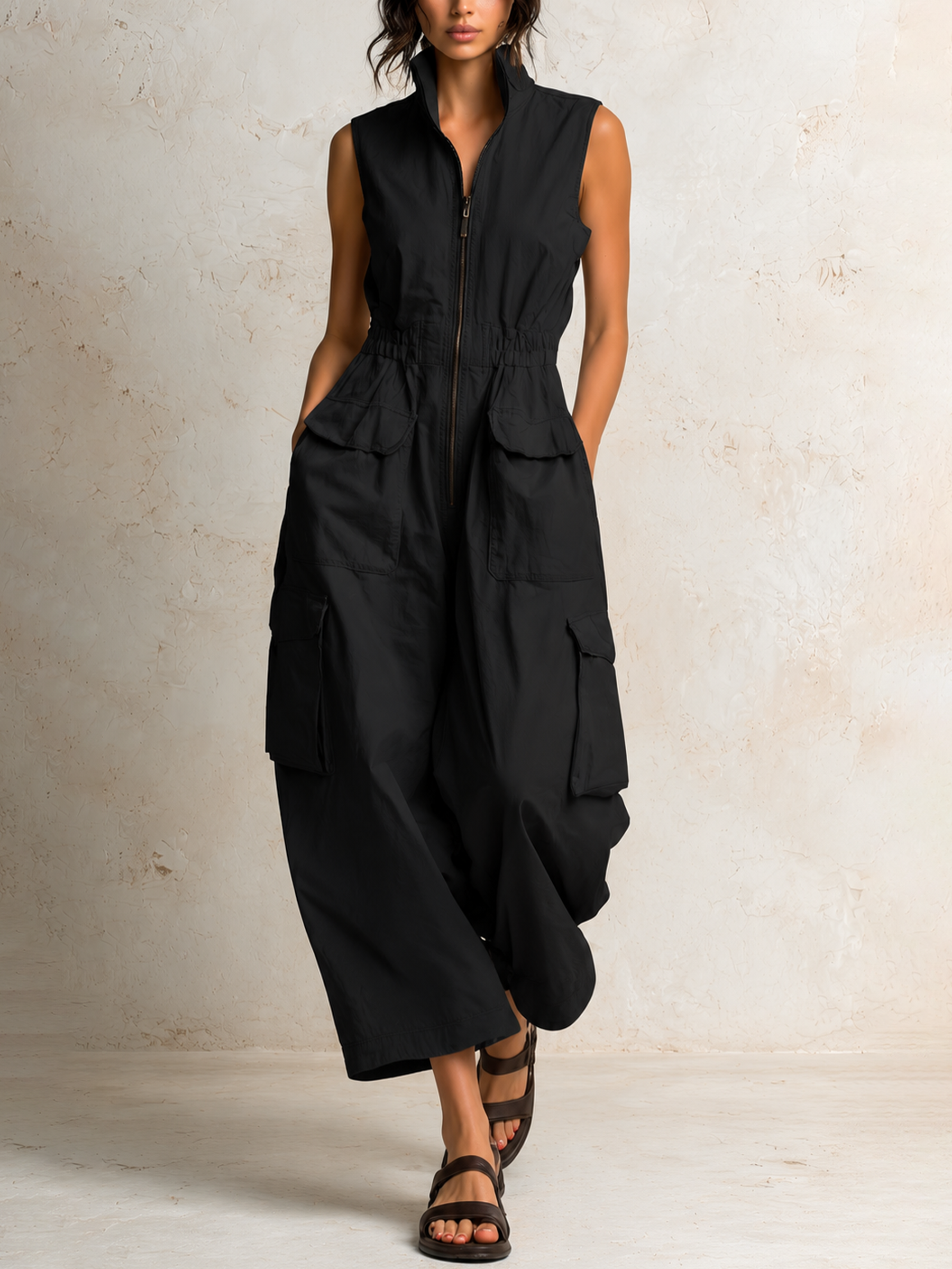 Madison | Utility Cargo Jumpsuit