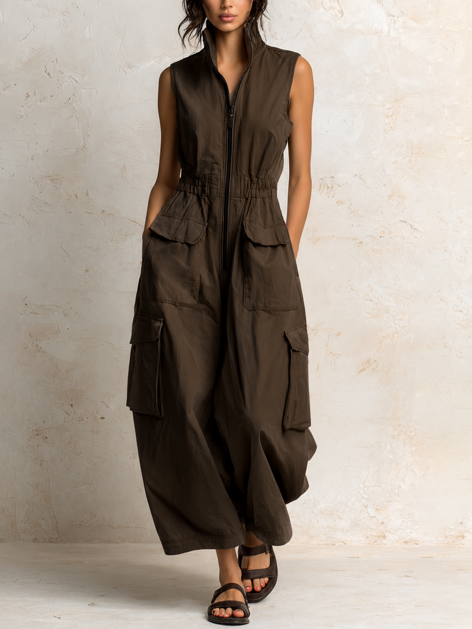 Madison | Utility Cargo Jumpsuit