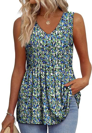 Aurélie | Flowy Sleeveless Tank Top