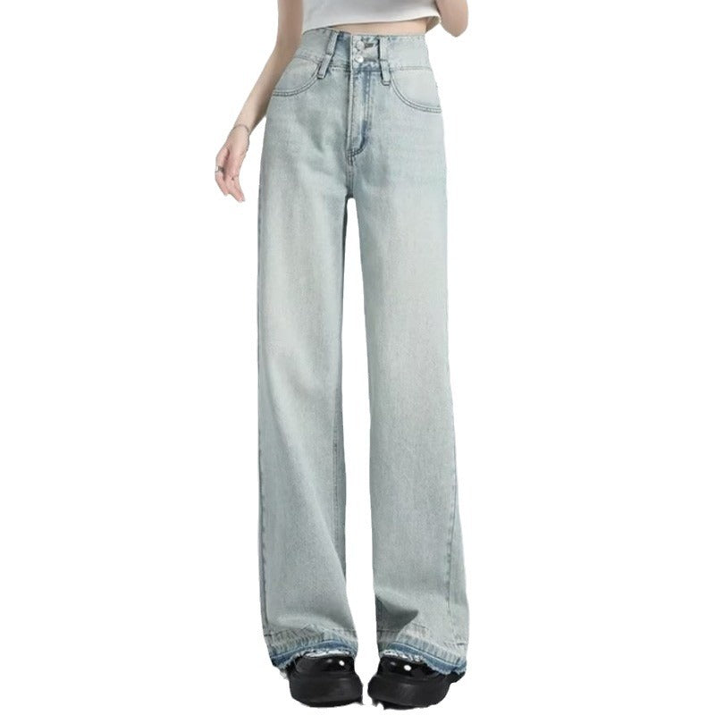 Mathilde | Summer Loose Fit Hem Jeans