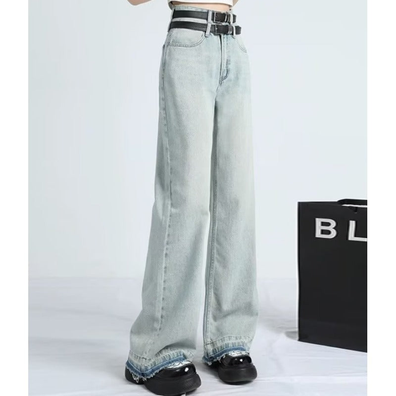 Mathilde | Summer Loose Fit Hem Jeans