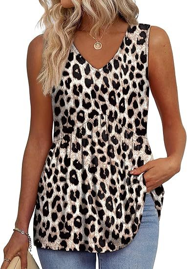 Aurélie | Flowy Sleeveless Tank Top