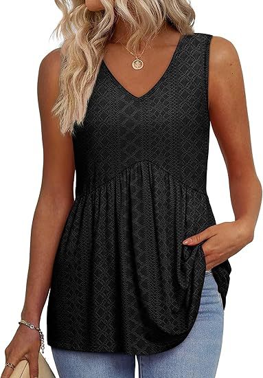 Aurélie | Flowy Sleeveless Tank Top