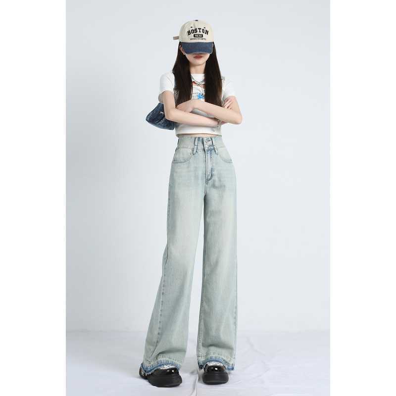 Mathilde | Summer Loose Fit Hem Jeans