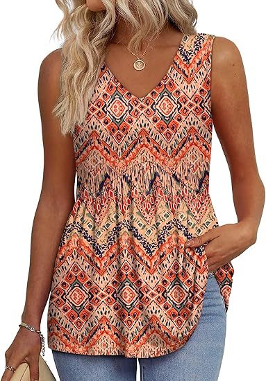 Aurélie | Flowy Sleeveless Tank Top