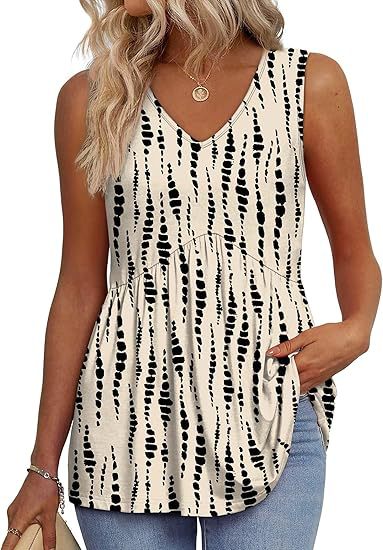 Aurélie | Flowy Sleeveless Tank Top