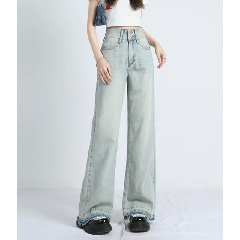Mathilde | Summer Loose Fit Hem Jeans