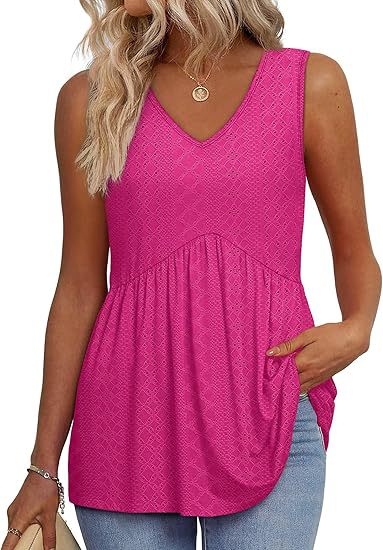 Aurélie | Flowy Sleeveless Tank Top