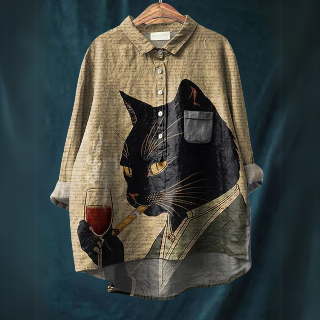 Brigitte | Cat Art Shirt