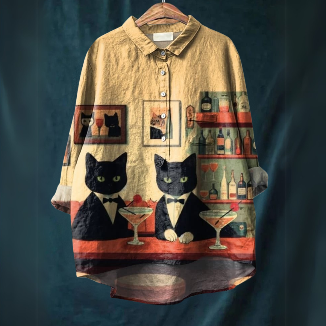 Brigitte | Cat Art Shirt