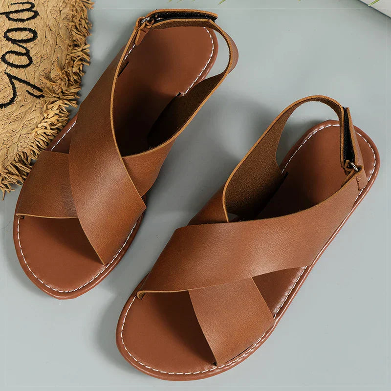 Chloé | Criss-Cross Flat Sandals