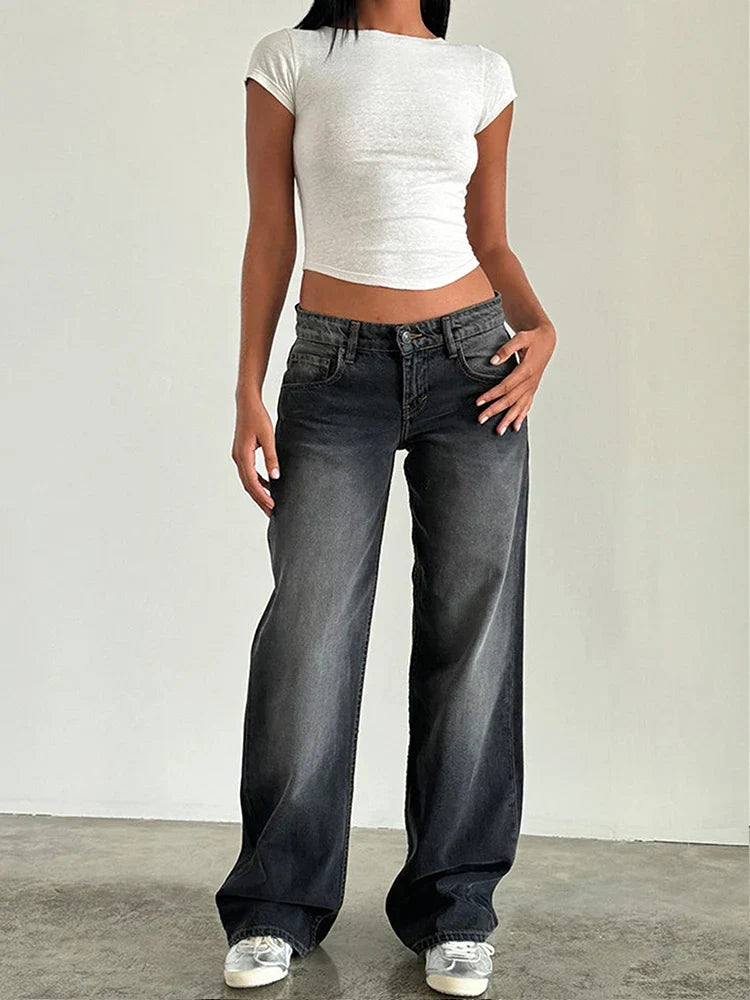 Sandrine | Vintage Casual Baggy Jeans