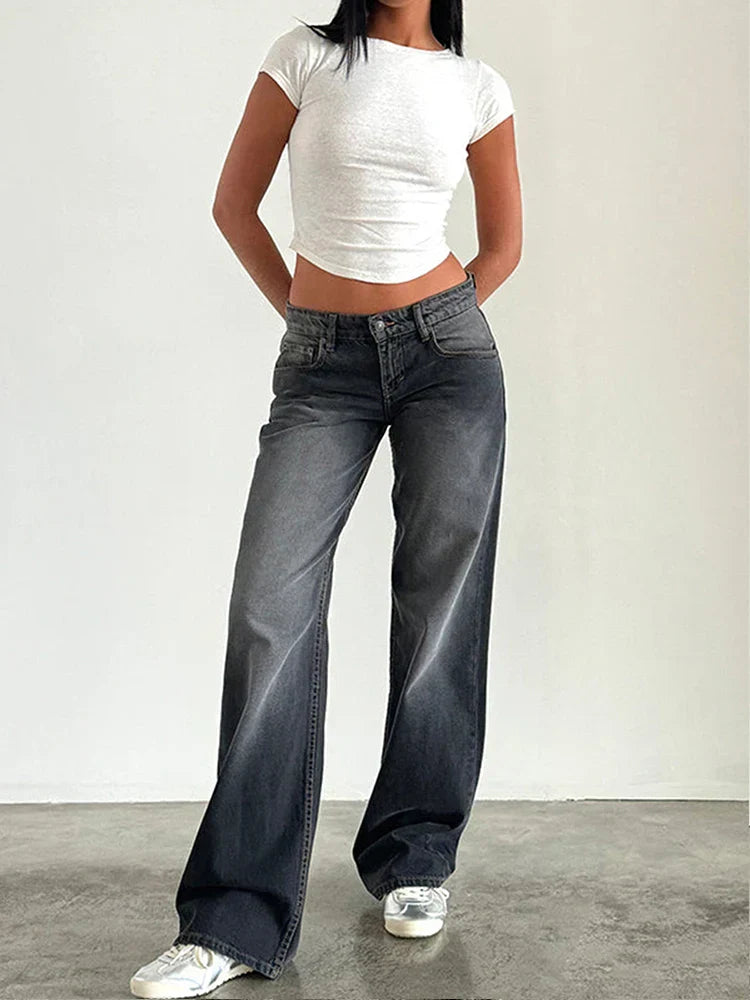 Sandrine | Vintage Casual Baggy Jeans