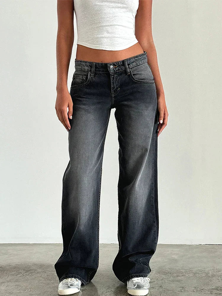Sandrine | Vintage Casual Baggy Jeans