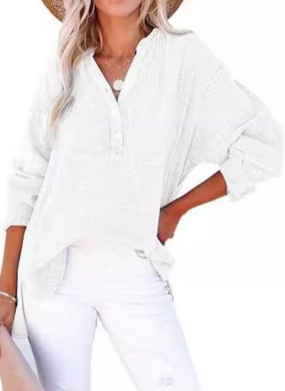 Noémie | Casual V-Neck Blouse