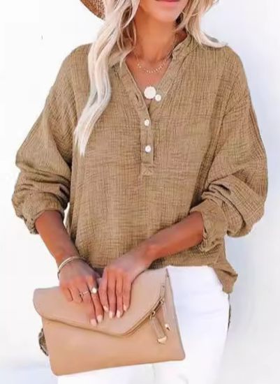 Noémie | Casual V-Neck Blouse
