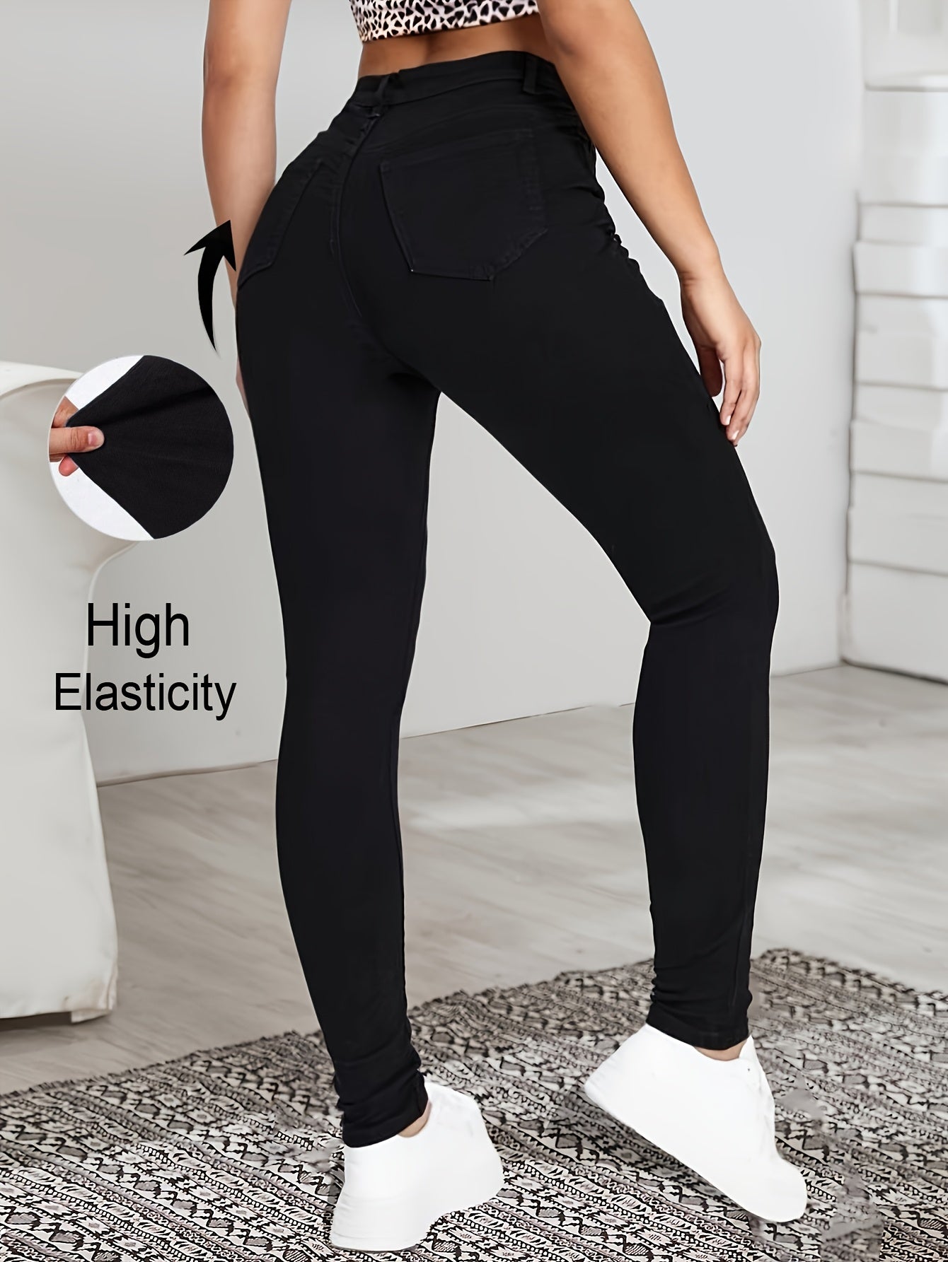 Adrienne | High-Waist Skinny Jeans
