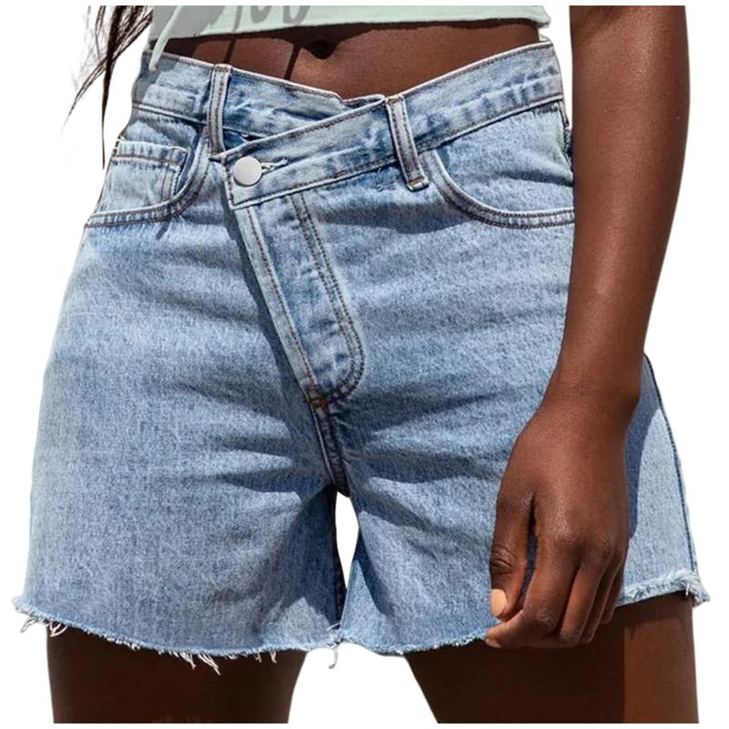 Maïlys | High-Waisted Crossover Summer Shorts