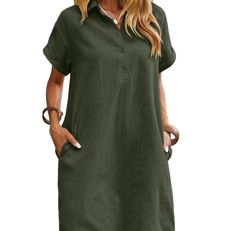 Harper | Relaxed Short Sleeve Summer Dress