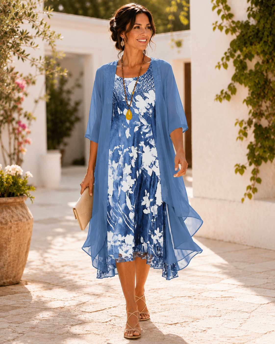 Olivia | Two-Layer Airy Dress for Women