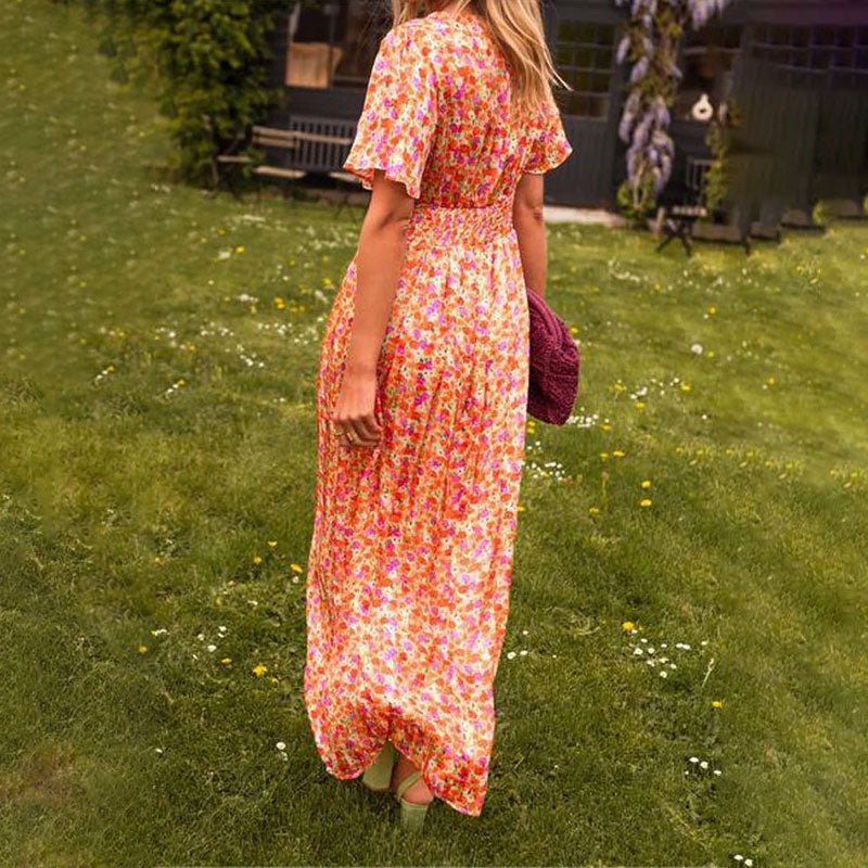 Ava | Classic V-Neck Dress