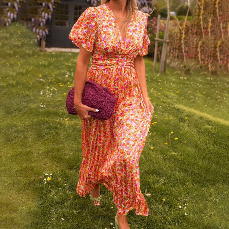 Ava | Classic V-Neck Dress