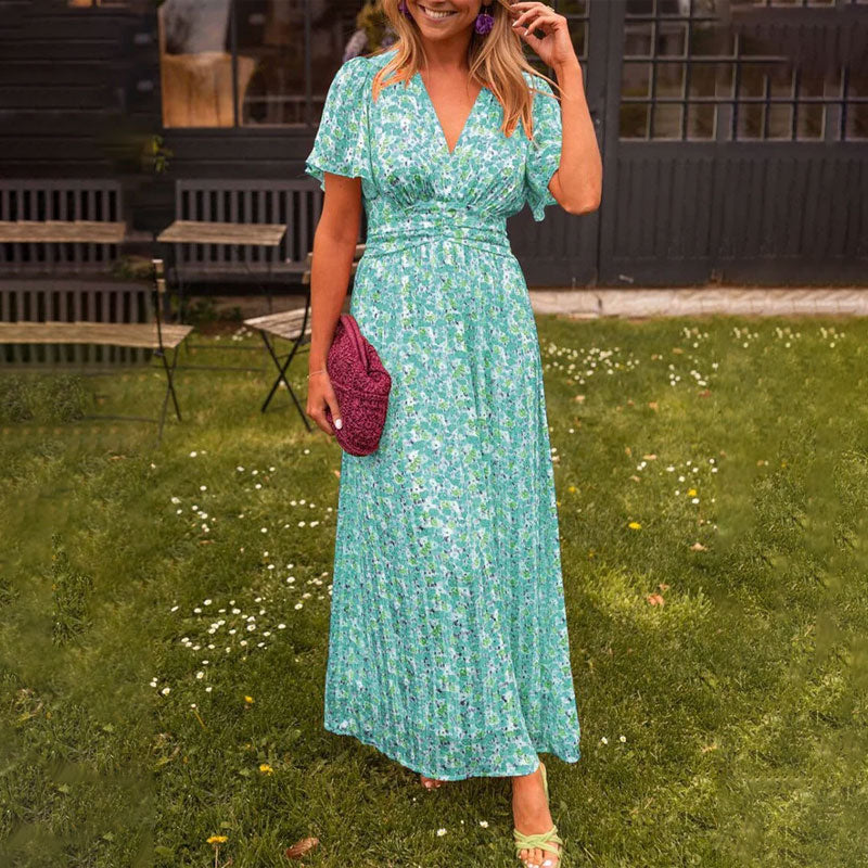 Ava | Classic V-Neck Dress