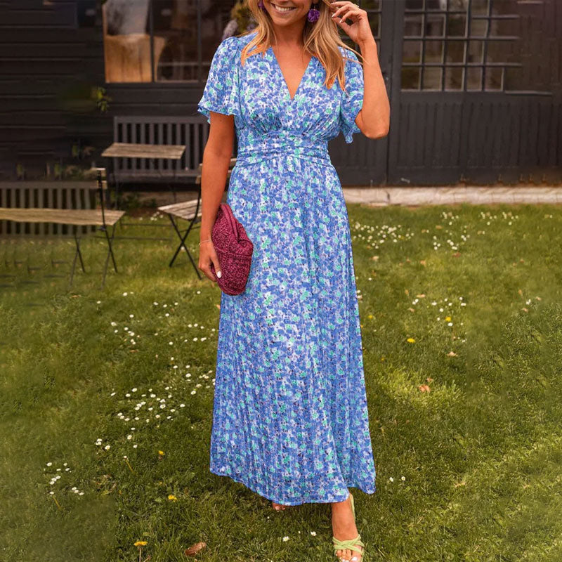 Ava | Classic V-Neck Dress